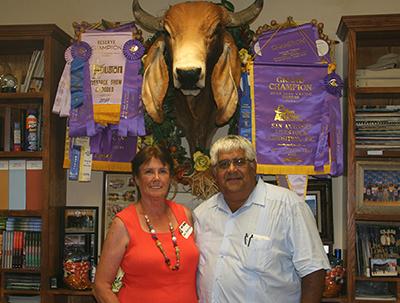 Ava Barker is another of our great Brahman Ambassadors. THANKS for always sponsoring the Houston Sale Social.