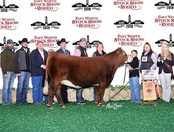 Champion maternal sister owned by Jake Williams.